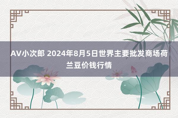 AV小次郎 2024年8月5日世界主要批发商场荷兰豆价钱行情