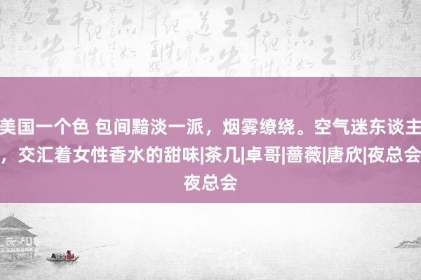 美国一个色 包间黯淡一派，烟雾缭绕。空气迷东谈主，交汇着女性香水的甜味|茶几|卓哥|蔷薇|唐欣|夜总会